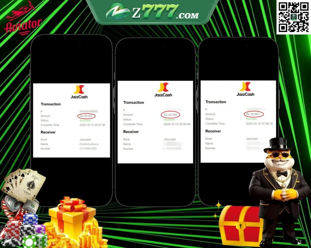 Z777 withdrawal system, easy and secure